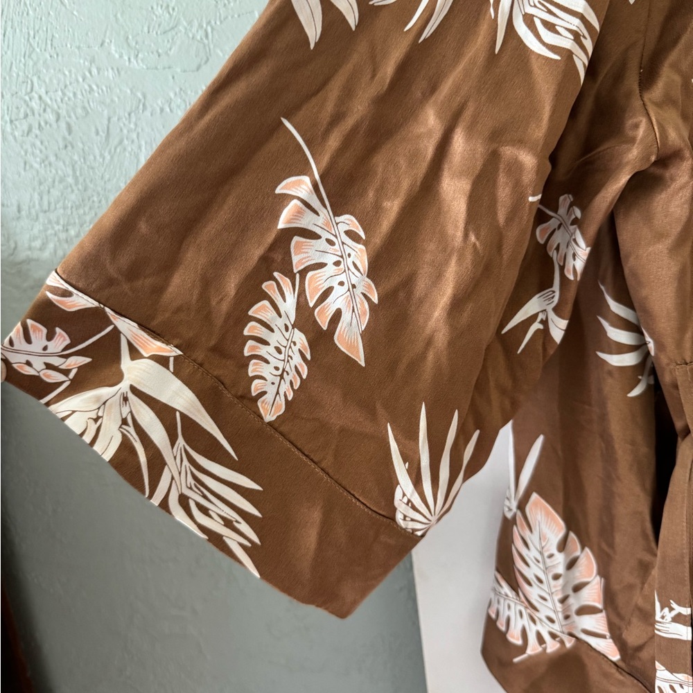 Lunya Floral Silk Robe - Picture 4 of 4